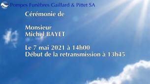 Embedded thumbnail for Michel BAYET > Galerie > Video or Image