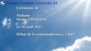 Embedded thumbnail for Madame Denise CHATELAN-MARTIN > Galerie > Video or Image